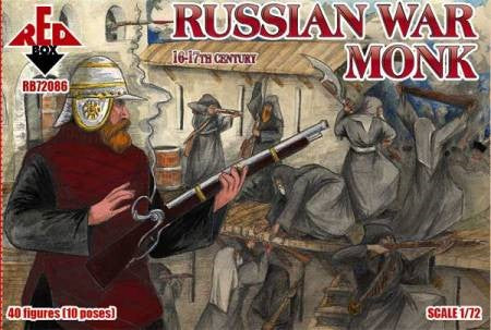 Red Box Figures 72086 1/72 Russian War Monk XVI-XVII Century (40)
