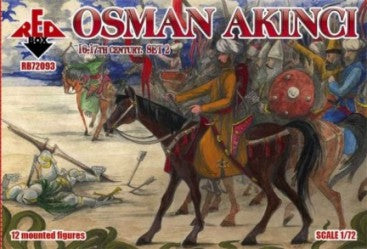 Red Box Figures 72093 1/72 Osman Akinci XVI-XVII Century Set #2 (12 Mtd)