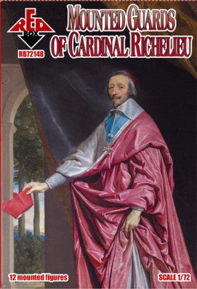 Red Box Figures 72148 1/72 Mounted Guards of Cardinal Richelieu (12 Mtd)