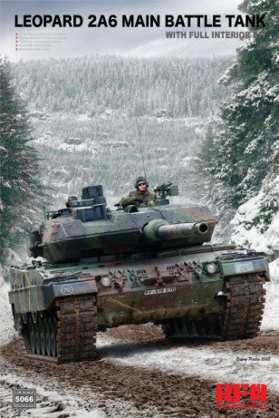 Rye Field Models 5066 1/35 Leopard 2A6 Main Battle Tank w/Full Interior