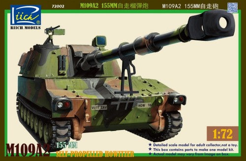Riich Models 72002 1/72 M109A2 155mm Self-Propelled Howitzer