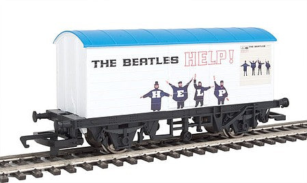 Rivarossi R60009 HO Scale 4-Axle European Boxcar - OO Scale for HO Track, NEM Couplers - Ready to Run -- Beatles "Help" (Full Color)