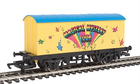 Rivarossi R60011 HO Scale 4-Axle European Boxcar - OO Scale for HO Track, NEM Couplers - Ready to Run -- Beatles "Magical Mystery Tour" (Full Color)