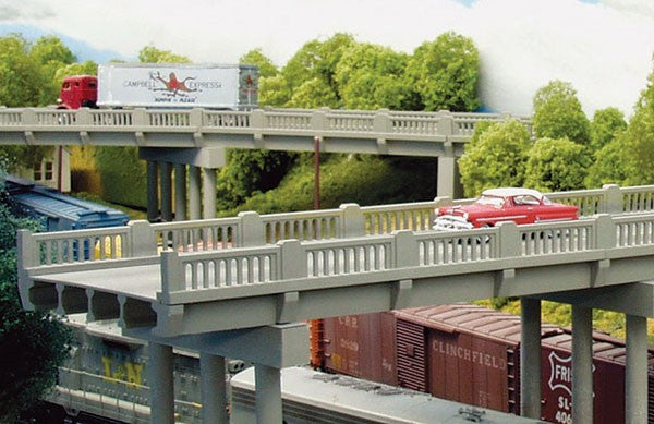 Rix Products 102 HO 50' 1930's Highway Overpass w/Pier