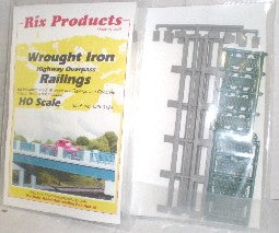 Rix Products 124 HO 50' Wrought Iron Highway Overpass Railings (4)