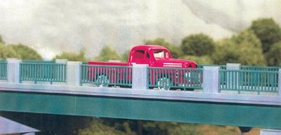 Rix Products 124 HO Scale Wrought Iron/Concrete Railings pkg(4) -- 50'