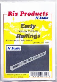 Rix Products 154 N 50' Early Highway Railings (4)
