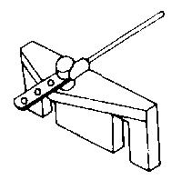 Rix Products 6 All Scale Pivoting Turnout Linkage -- For Underneath Layout Control