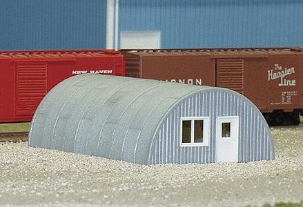 Rix Products 710 N Scale Quonset Hut -- Kit - Scale 24 x 37 x 12" 61 x 94 x 30.5cm