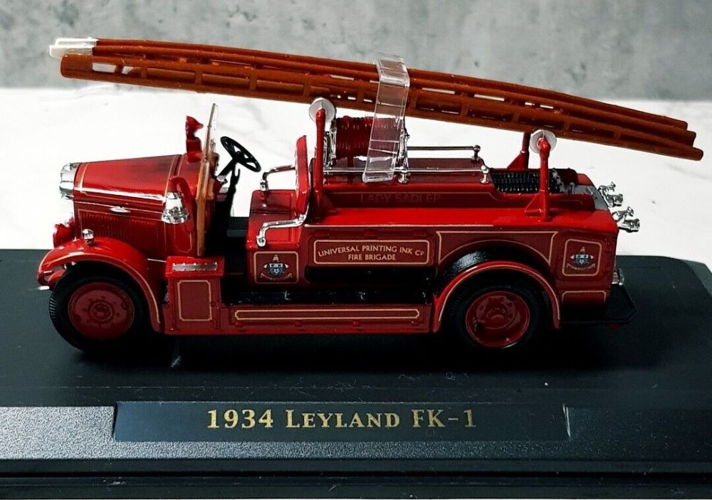 Road Legends 43009 1/43 1934 Leyland FK1 Fire Engine Truck