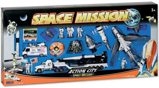 Realtoy 38147 Space Mission Exploration Die Cast Playset (20pc )