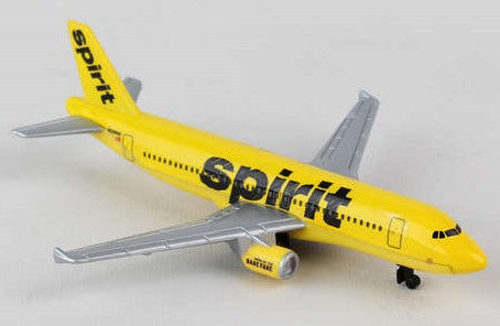 Realtoy 3874 Spirit Airlines Airbus A320 (5" Wingspan) (Die Cast)