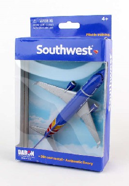 Realtoy 8184 Southwest Airlines B737 (5" Wingspan) (Die Cast)