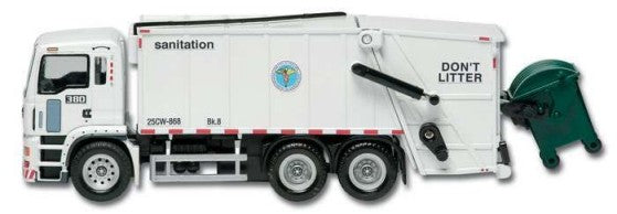 Realtoy 8957 NYC Sanitation Garbage Truck (Die Cast/Plastic) (7")