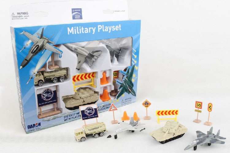 Realtoy 9001 Military Die Cast Playset (12pc Set)