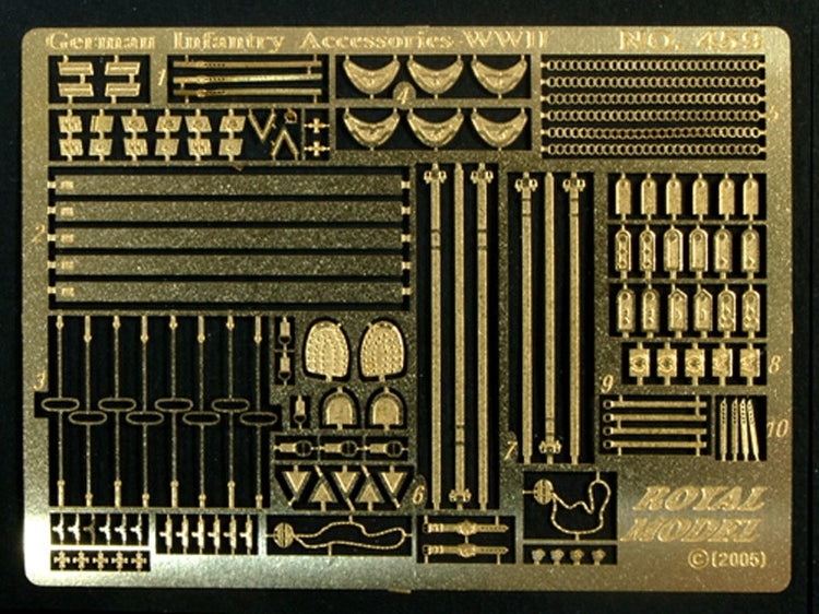 Royal Model 459 1/35 WWII German Infantry Accessories (Photo-Etch)