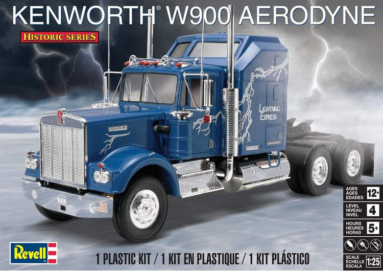 Revell Monogram 1507 1/25 Kenworth W900 Aerodyne Tractor Cab