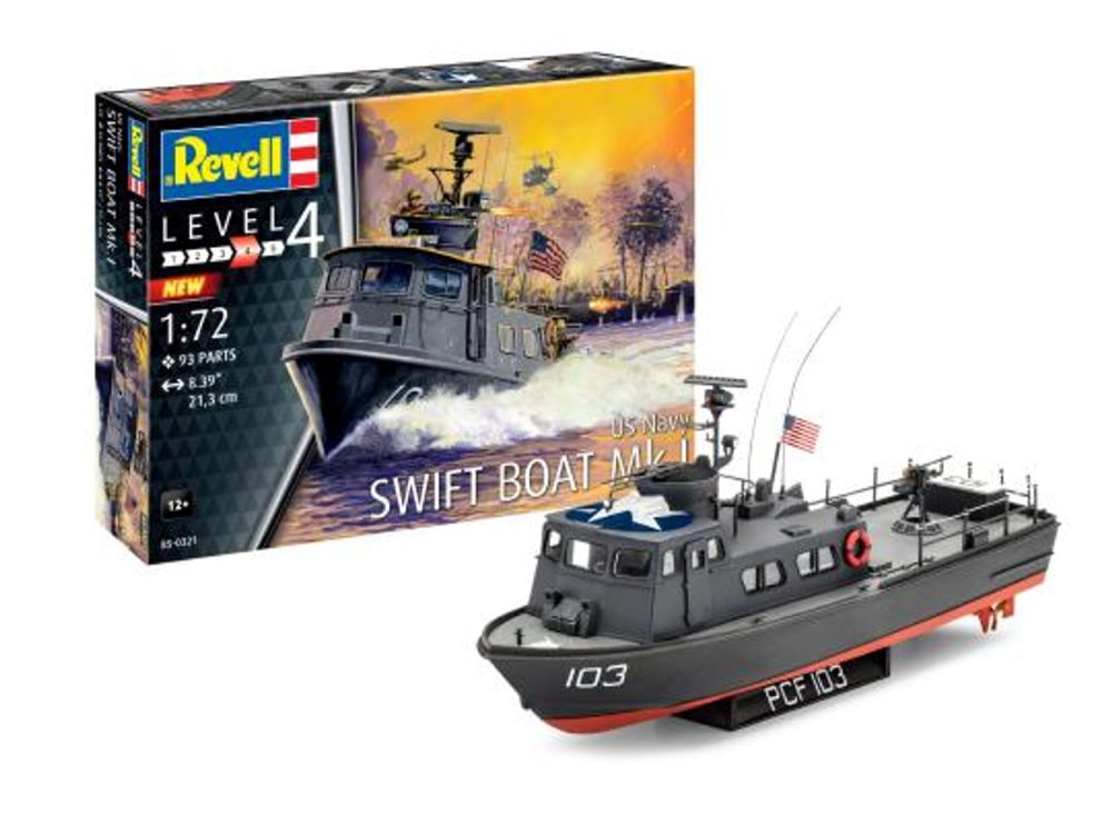 Revell Monogram 321 1/72 USN Mk I Swift Boat Vietnam War