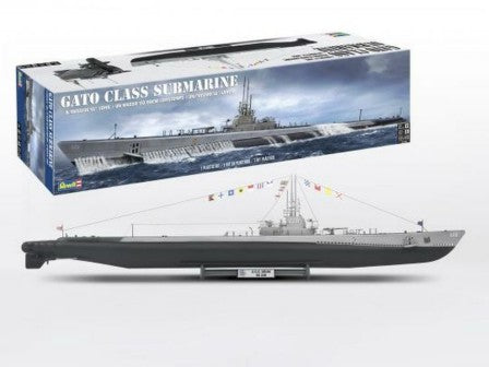 Revell Monogram 396 1/72 USS Gato Class Submarine (52" Long)