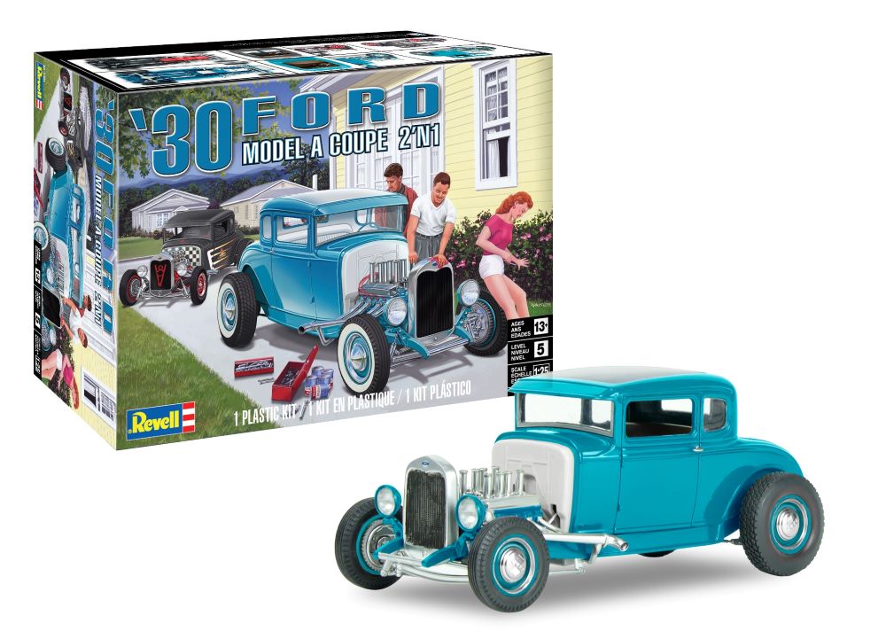 Revell Monogram 4464 1/25 1930 Ford A Coupe (2 in 1)
