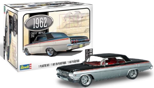 Revell Monogram 4466 1/25 1962 Chevy Impala Hardtop (3 in 1)
