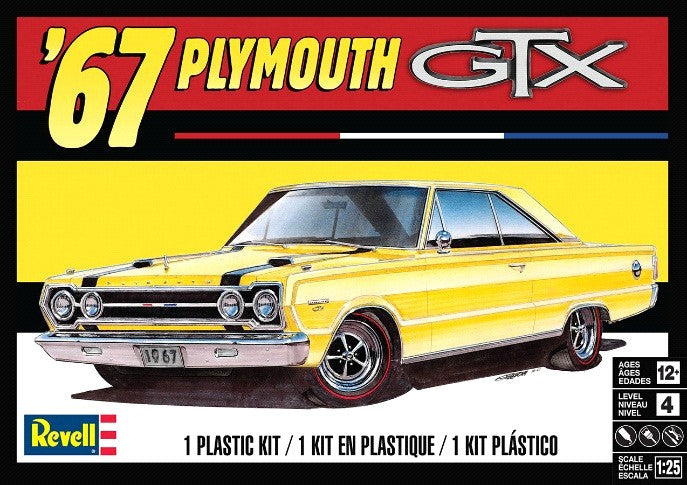 Revell Monogram 4481 1/25 1967 Plymouth GTX