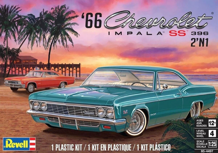 Revell Monogram 4497 1/25 1966 Chevrolet Impala SS 396 (2 in 1)