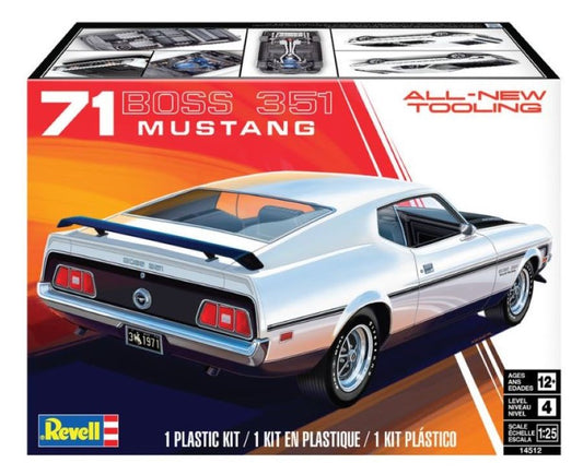 Revell Monogram 4512 1/25 1971 Mustang Boss 351