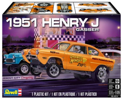 Revell Monogram 4514 1/25 1951 Henry J Gasser Drag Car
