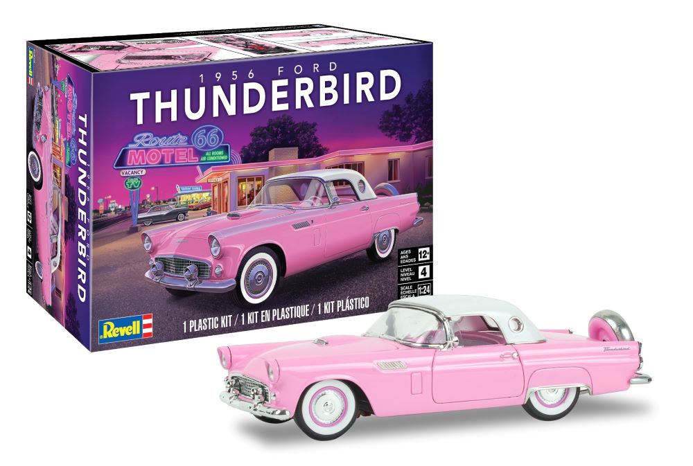 Revell Monogram 4518 1/24 1956 Ford Thunderbird w/Removable Hardtop