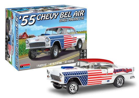 Revell Monogram 4519 1/24 1955 Chevy Bel Air Street Machine (2 in 1)