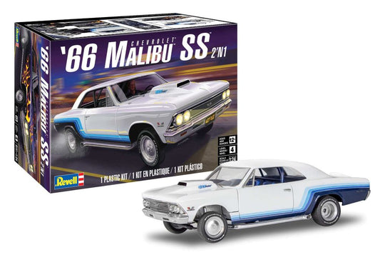 Revell Monogram 4520 1/24 1966 Chevrolet Malibu SS (2 in 1)