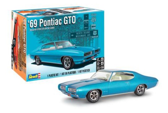 Revell Monogram 4530 1/24 1969 Pontiac GTO