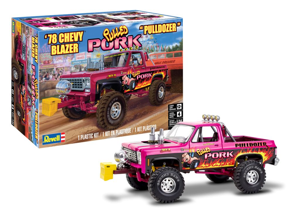 Revell Monogram 4532 1/24 1978 Chevy Blazer Pulled Pork Pulldozer Competition Truck
