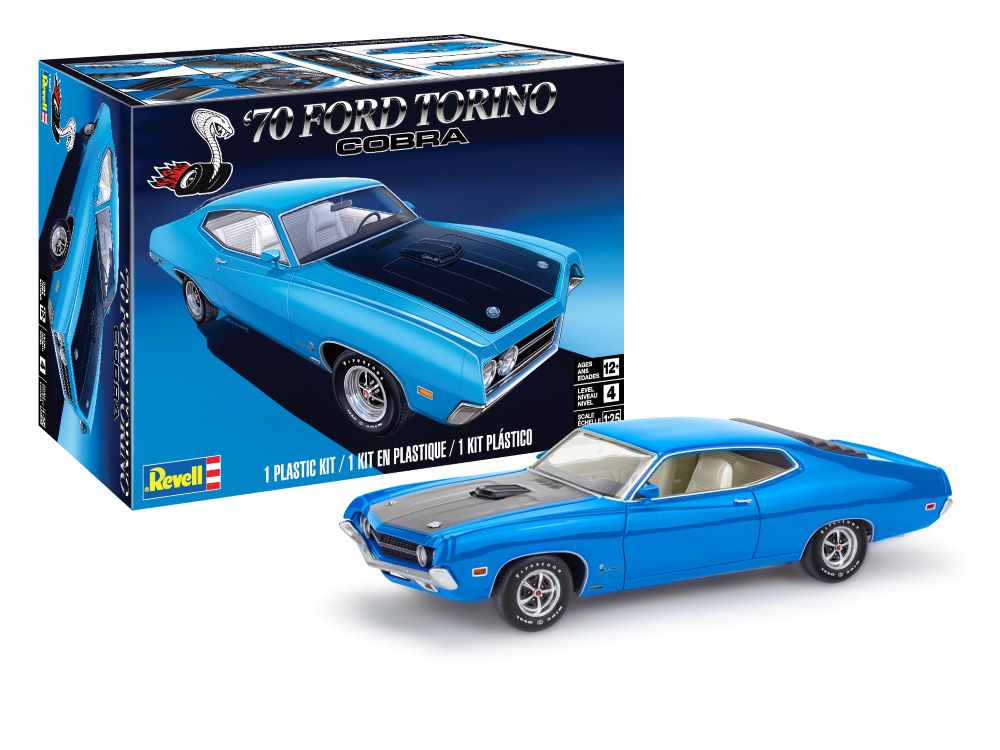 Revell Monogram 4534 1/25 1970 Ford Torino Cobra