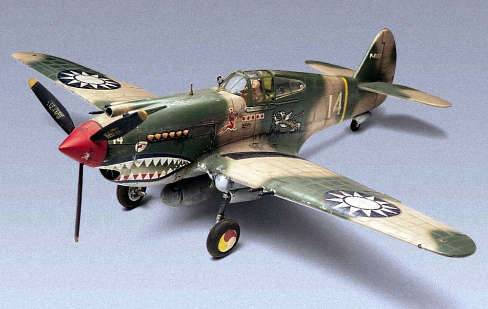 Revell Monogram 5209 1/48 P40B Tiger Shark Aircraft