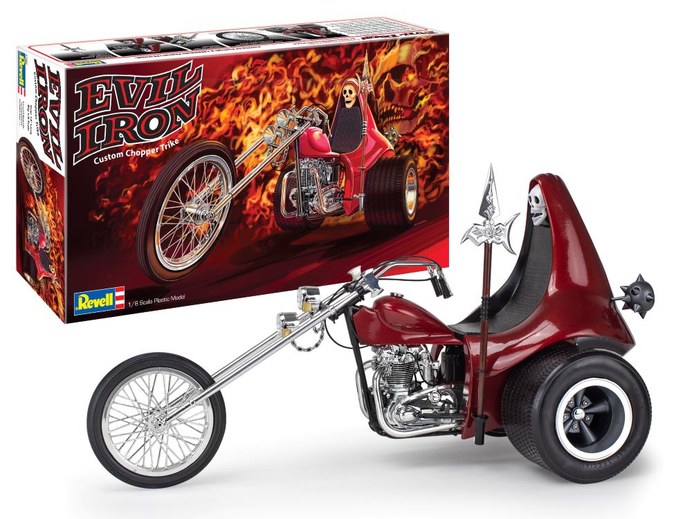 Revell Monogram 7325 1/8 Evil Iron Custom Chopper Trike