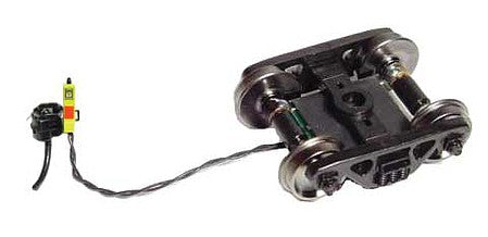 Ring Engineering EOT33LWG HO Scale End of Train Device w/Long Wire - Assembled -- Green Case, 33" Wheels