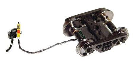 Ring Engineering EOT36LWY HO Scale End of Train Device w/Long Wire - Assembled -- Yellow Case, 36" Wheels