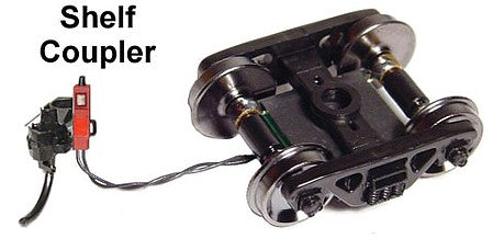 Ring Engineering EOT36RS HO Scale End of Train Device w/Kadee #119 Shelf Coupler, Standard Wire Length -- Red Case, 36" Wheels