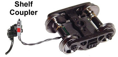 Ring Engineering EOT36S HO Scale End of Train Device w/Kadee #119 Shelf Coupler, Standard Wire Length -- Gray Case, 36" Wheels
