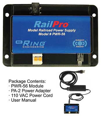 Ring Engineering PWR56 All Scale Power Supply - RailPro(TM) -- 56 Watts w/Direct Radio(TM)