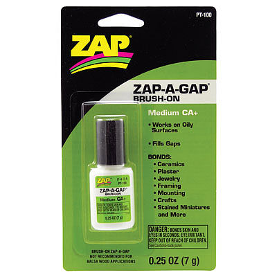 Robart 100 All Scale Zap-A-Gap CA+ Brush-On -- 1/4oz 7.4mL