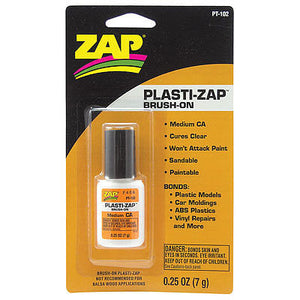 Robart 102 All Scale Plasti-Zap Brush-On -- 1/4oz  7.4mL