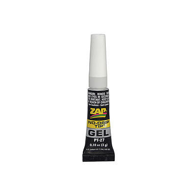 Robart 27 All Scale Zap Gel CA Adhesive -- 1/10oz 3mL