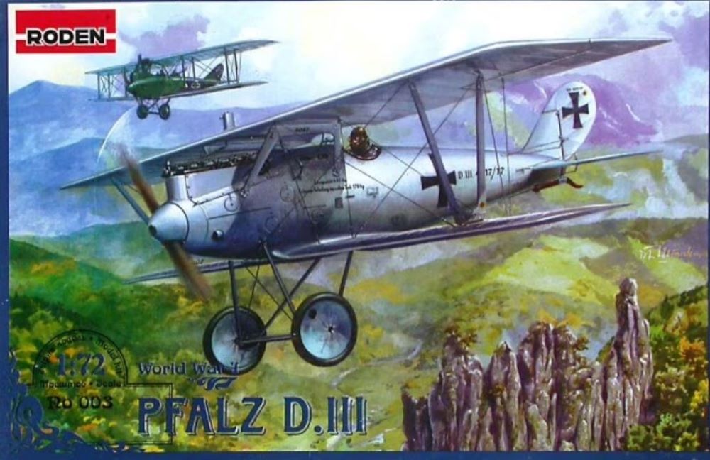 Roden 3 1/72 Pfalz D III WWI Aircraft