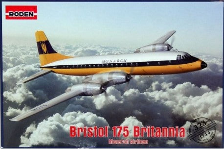 Roden 323 1/144 Bristol 175 Britannia Monarch Airliner