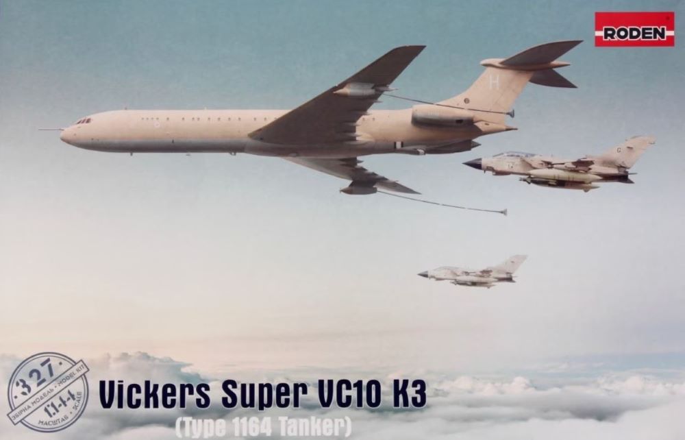 Roden 327 1/144 Vickers Super VC10 K3 Type 1164 Tanker Aircraft (D)