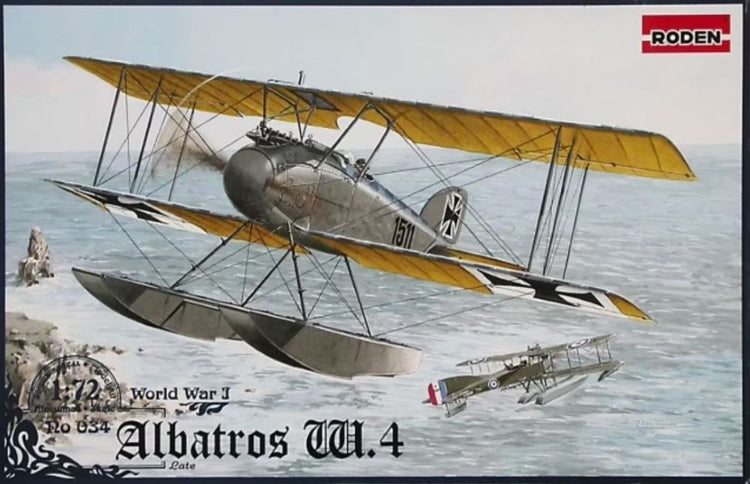 Roden 34 1/72 Albatros W IV (Late) German Fighter Floatplane