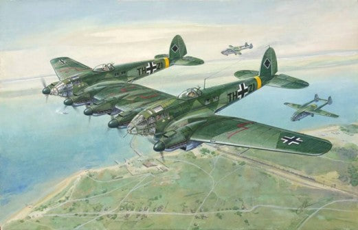 Roden 346 1/144 WWII Heinkel He111Z1 Zwilling Glider Towing Aircraft